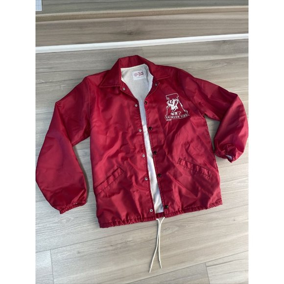 Vintage University of Alabama Crimson Tide Bama Fever Made USA Jacket Men's SM - Picture 1 of 13